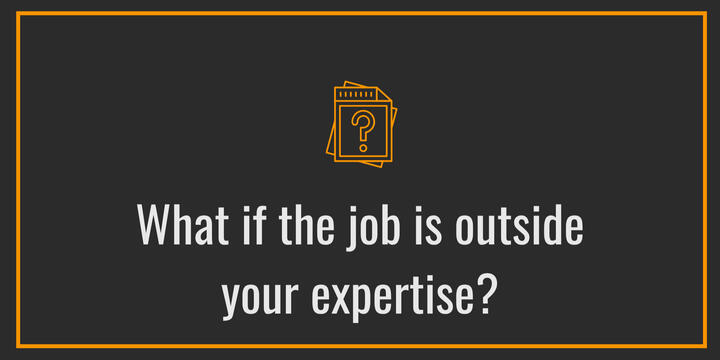 I'll always be honest. If something requires a licensed trade or specialist, I'll let you know and point you in the right direction.